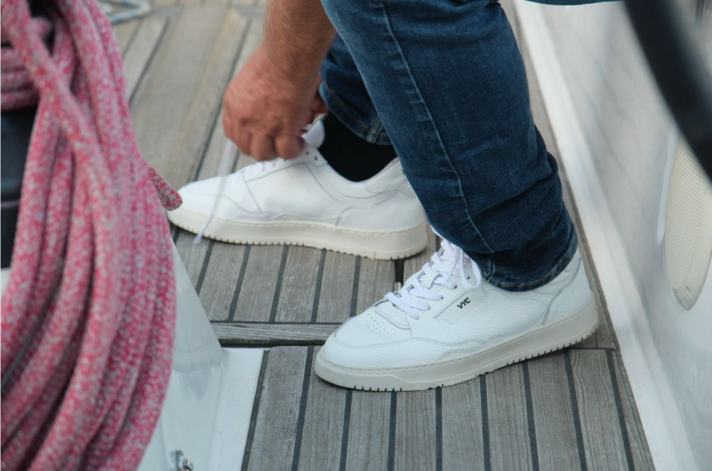 Man Sneakers VYC studios white leather